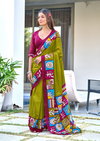 Tew Soft Pure Cotton Printed Fancy Saree Wholesale Clothing Distributors In India